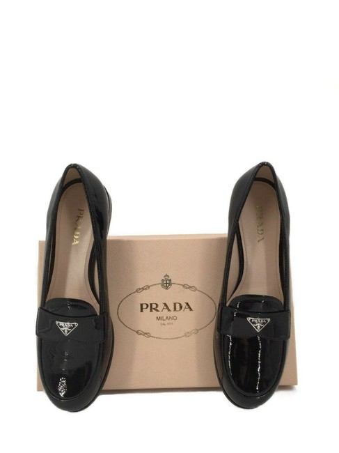Prada Black Calzature Donna Loafers Flats
