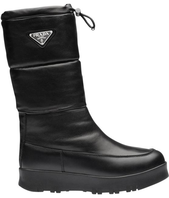 Prada Black Cr New Nappa 5 BootsBooties