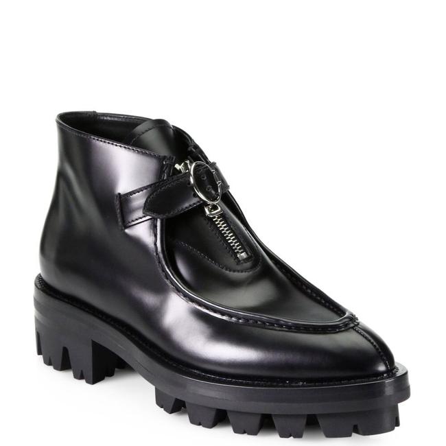 Prada Black Lux Spazzolato BootsBooties
