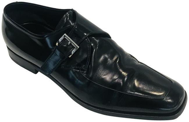 Prada Black Men Dress Loafers Flats