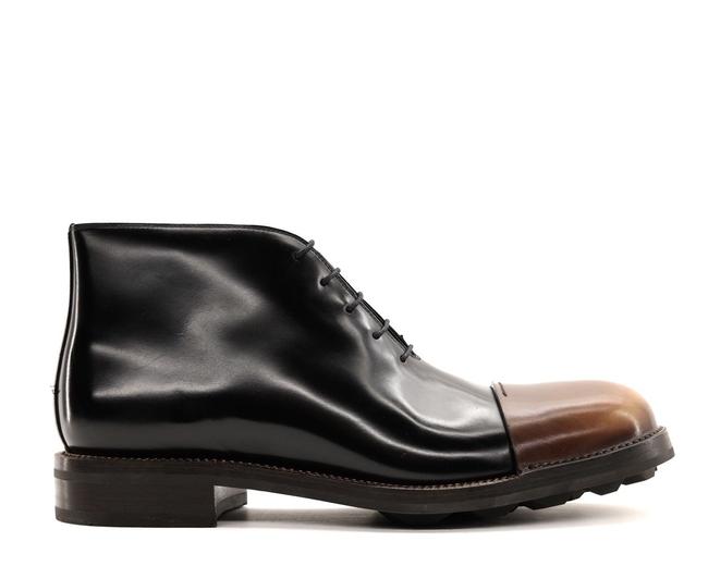 Prada Black Mens Ankle BootsBooties Wide 