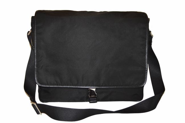 Prada Black Nylon Messenger Bag