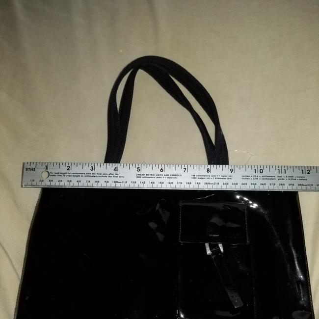 Prada Black Patent Leather Baguette