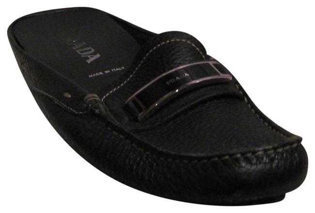 Prada Black R3728 Flats