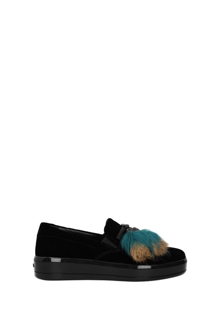 Prada Black Slip On Women Flats