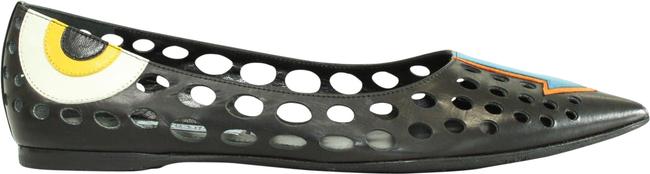 Prada Black Vitello Pop Ballerinas Flats