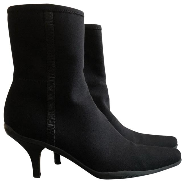 Prada Black Womens BootsBooties Narrow 