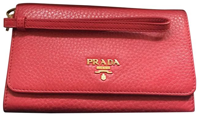 Prada Box Included Red Wristlet