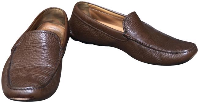 Prada Brown Driving Mocassins Flats