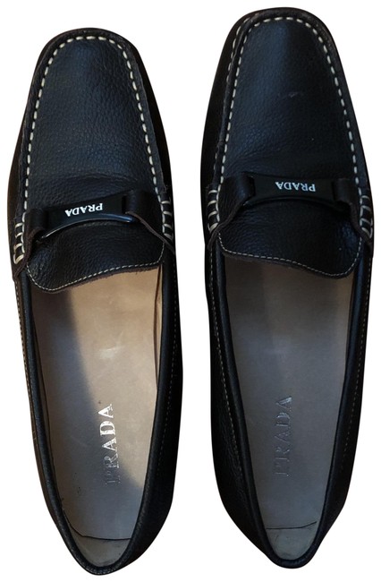 Prada Brown Loafer Flats
