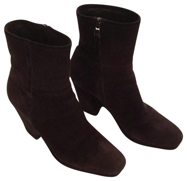 Prada Brown Suede Zip BootsBooties