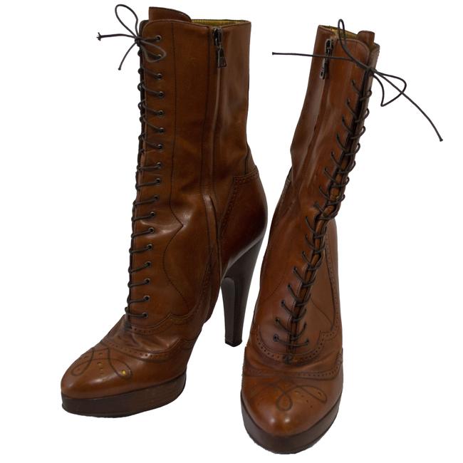 Prada Brown Unique Vintage BootsBooties