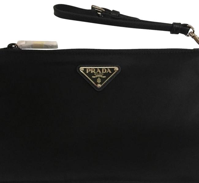 Prada Clutch Black Nylon Wristlet