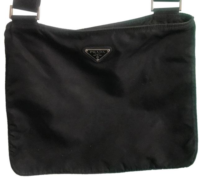 Prada Crossbody Authentic vintage Black Nylon Messenger Bag