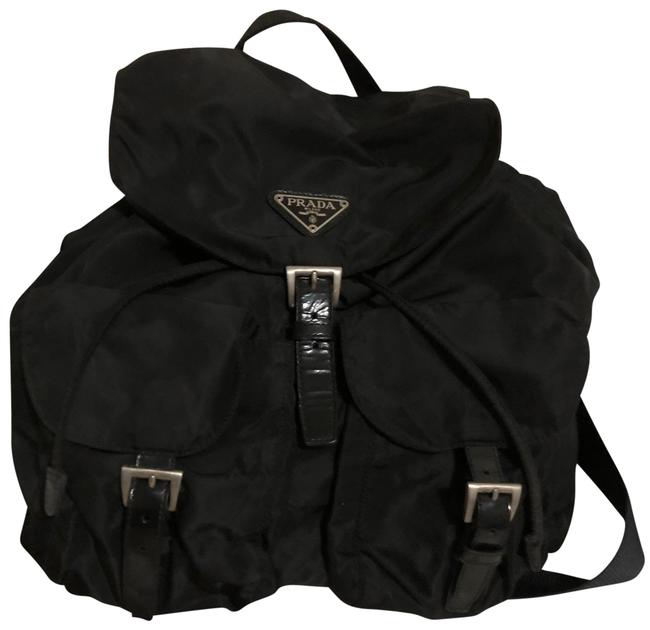 Prada Drawstring Nylon Backpack