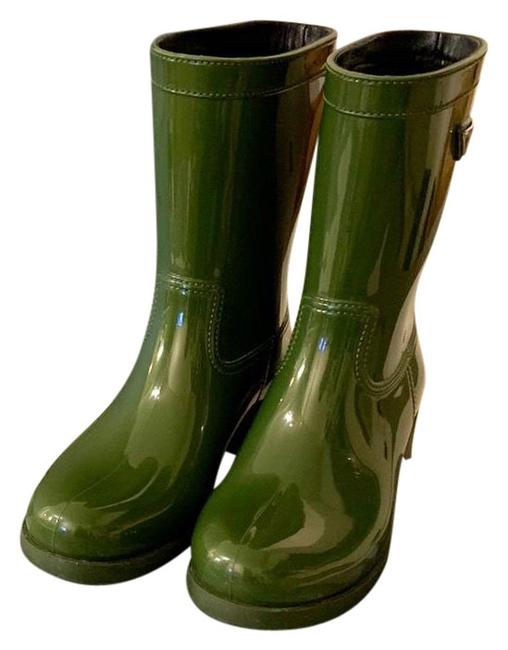 Prada Green Fashion BootsBooties Narrow 