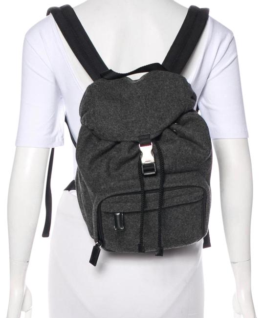 PradaGrey Wool Backpack