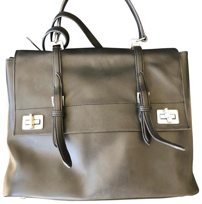 Prada Harrods London Black Pradasphere Cross Strap Laptop Bag