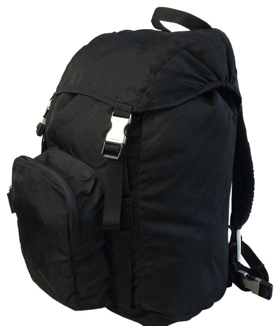 Prada Large Black Backpack