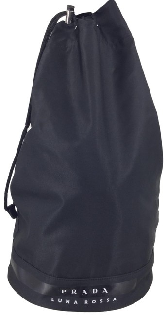 Prada Luna Lunarossa Black Nylon Backpack