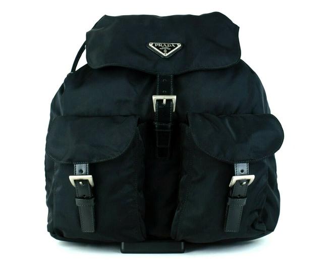 Prada Milano Black Nylon Backpack