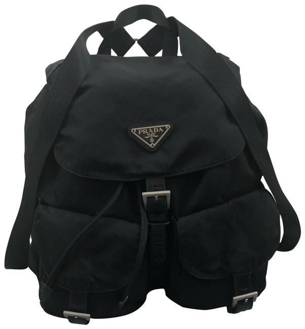 Prada Milano Large Vela Nero Backpack