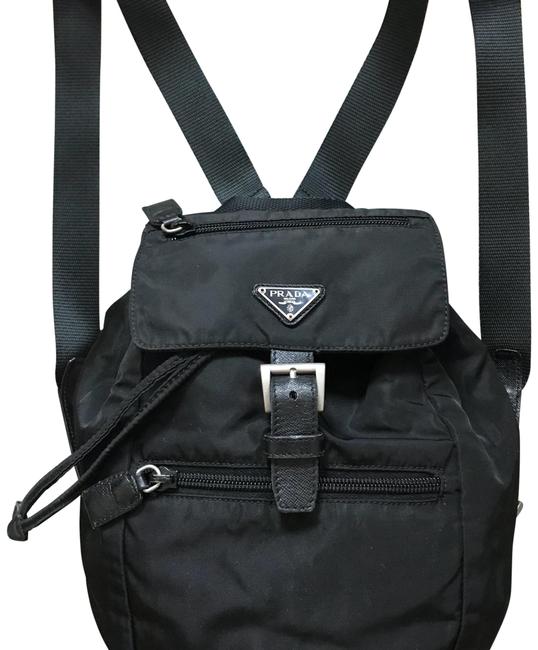Prada Mini Black Nylon Backpack