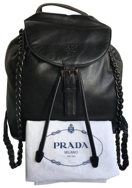 Prada Mini On chain Soft Calf Leather Backpack