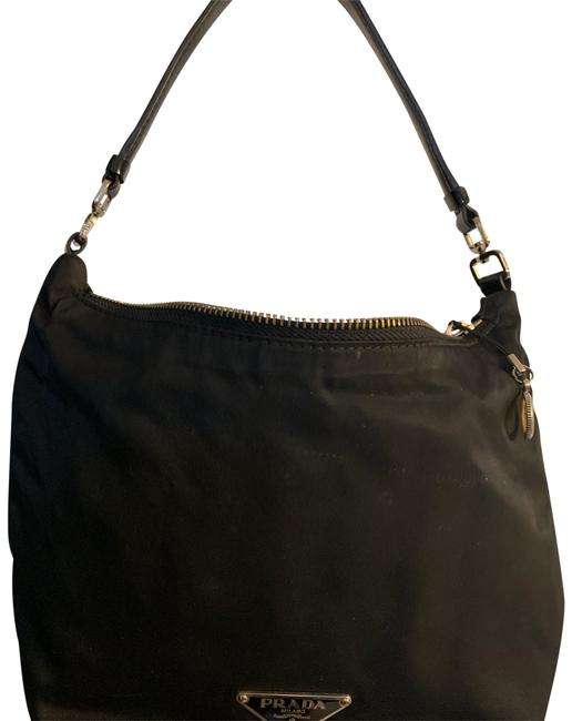 Prada Nero Black Nylon Baguette