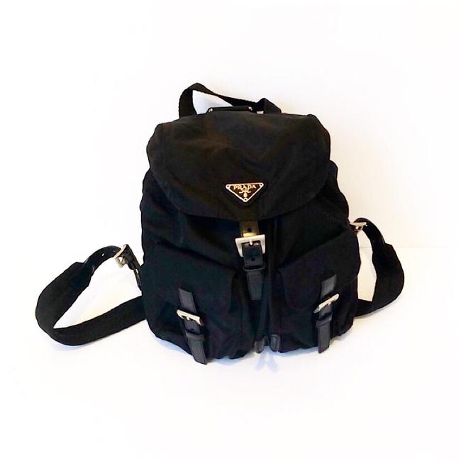 Prada Nero Saffiano Leather Mini Backpack