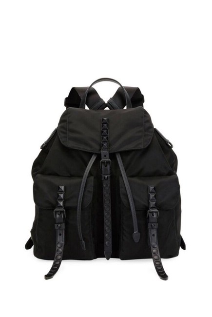 Prada Nwot Nylon with Stud Black Backpack