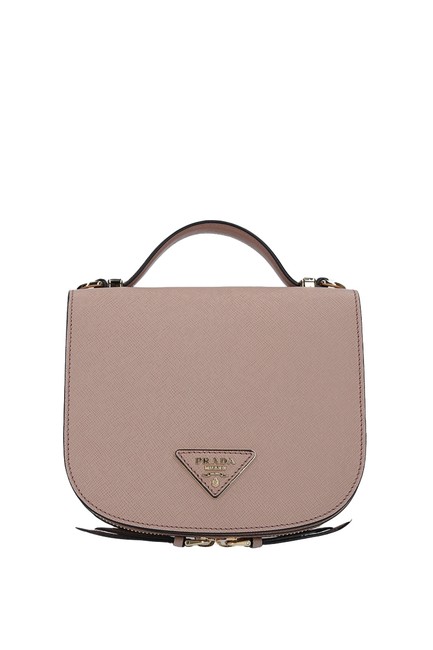 Prada Odette Saffiano Pink Leather Backpack