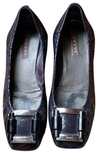 Prada Purple Sport Flats