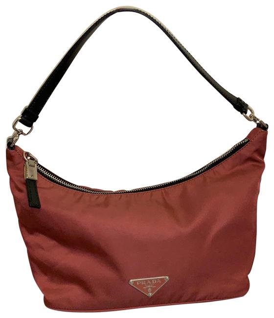 Prada Purse Red Baguette