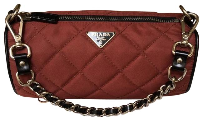 Prada Quilted Nylon Baguette