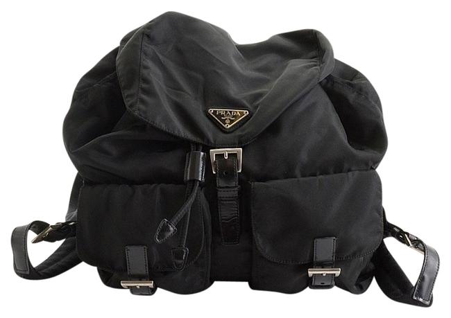 Prada Rdc10524 Vela Black Nylon Backpack
