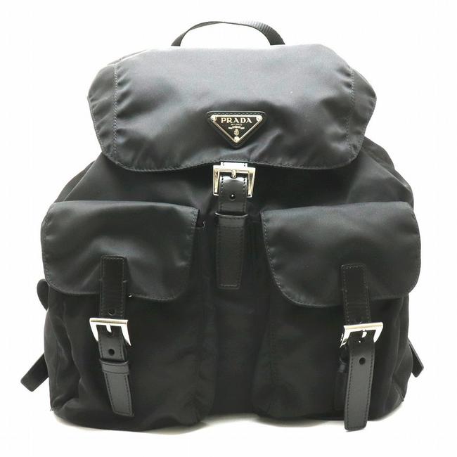 Prada Rucksack Bz2811 BlackNero NylonLeather Backpack