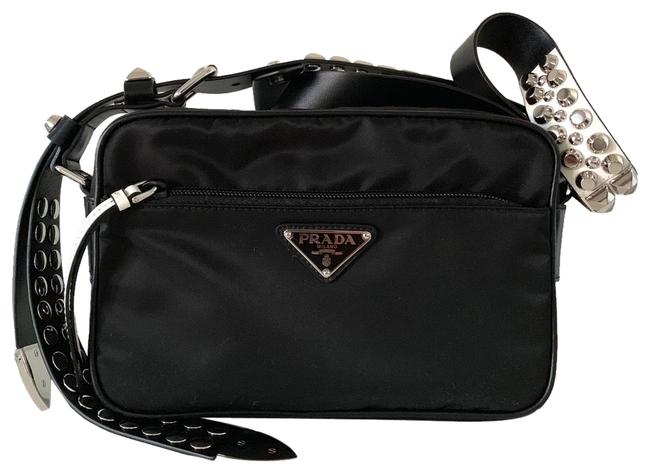Prada Camera Small Black Nylon Messenger Bag