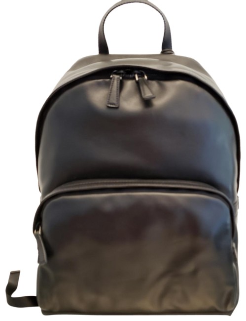 Prada Soft Black Leather Backpack