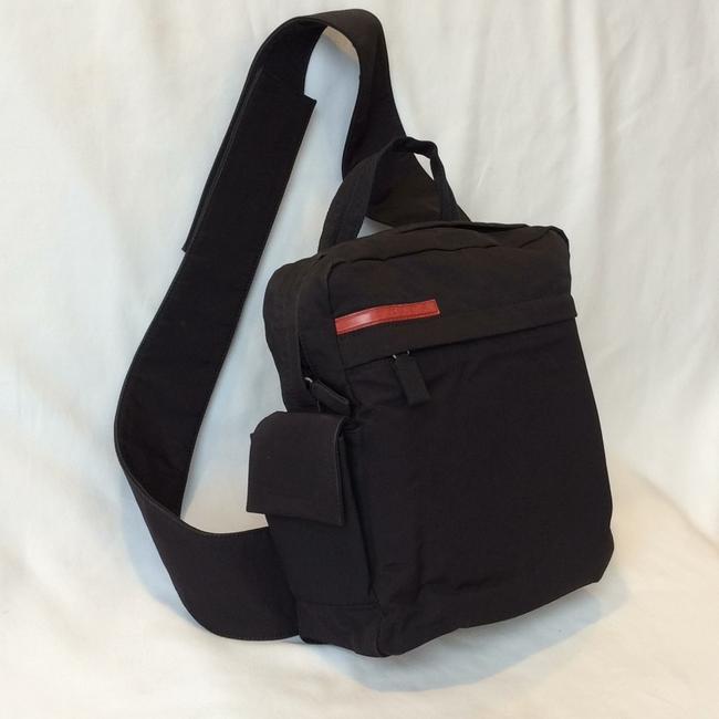 Prada Sport Black Canvas Backpack