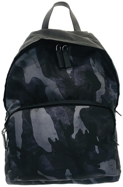 Prada Tessuto Camouflage Print Fumo Bleu Nylon Backpack