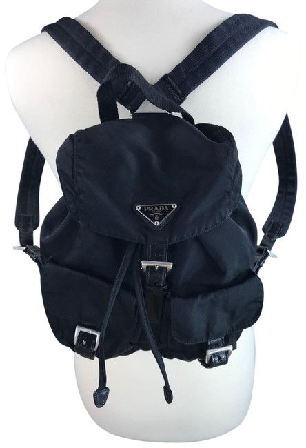 Prada Tessuto Good Black Nylon Backpack