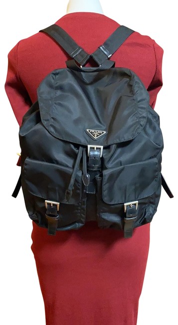 Prada Tessuto Rucksack Nero Black Nylon Backpack