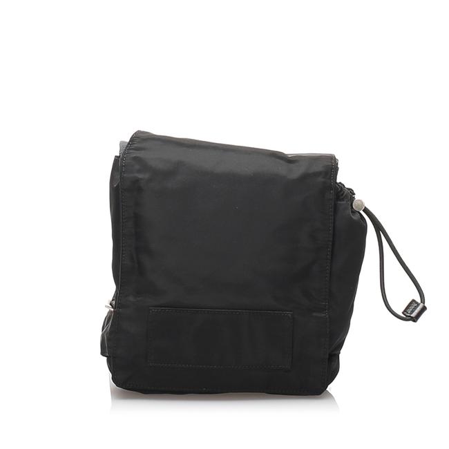 Prada Tessuto Sling Black Nylon Backpack