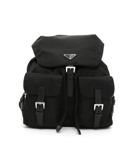 Prada Tote Bag Cr New Medium Black Nylon Backpack