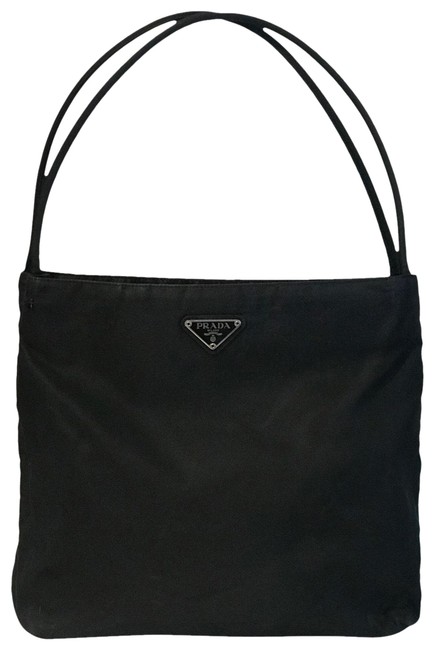 Prada Tote Black Nylon Messenger Bag