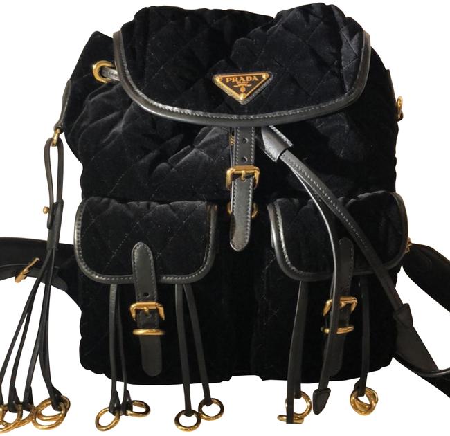 Prada Velluto Impuntu Backpack