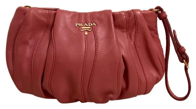 Prada Reserved Listing Waves Pink Nappa Leather Wristlet