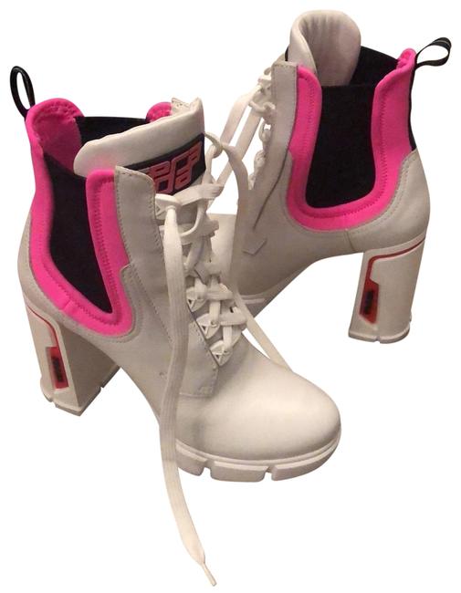 Prada White BootsBooties Narrow 