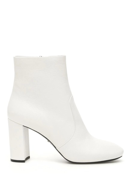 Prada White Cr Madras 5 BootsBooties